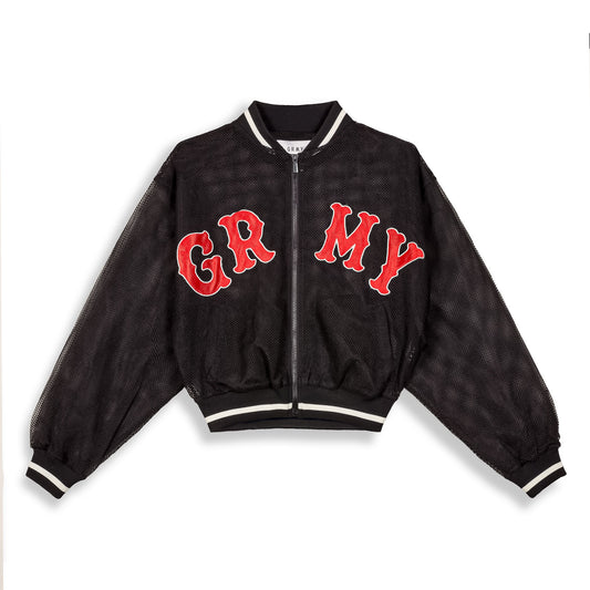 Chaqueta Chica Grimey "The Loot" Mesh - Black