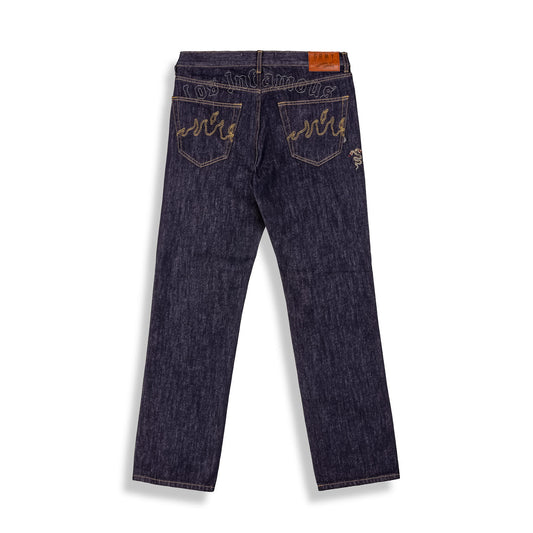 Pantalones Denim The Planet Regular Raw Blue