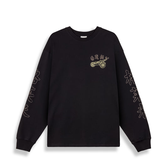 Camiseta De Manga Larga Sampans Black