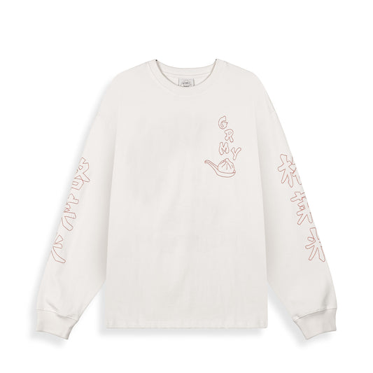 Camiseta De Manga Larga Sampans Lords Off White
