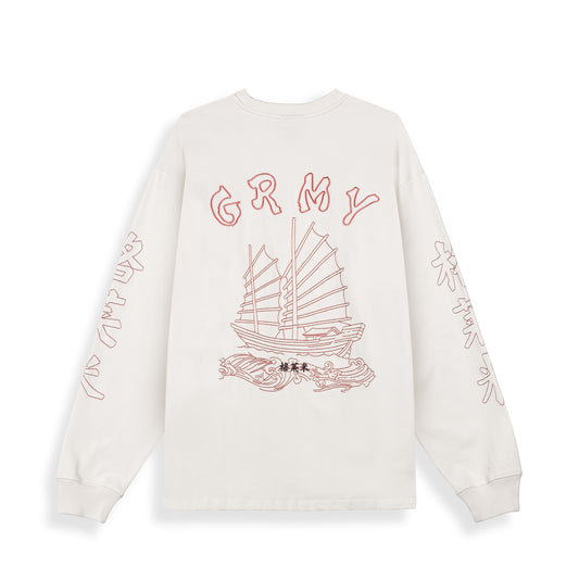 Camiseta De Manga Larga Sampans Lords Off White