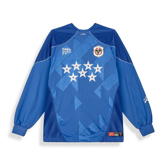 Camiseta De Fútbol De Manga Larga Trikko X Grimey Azul