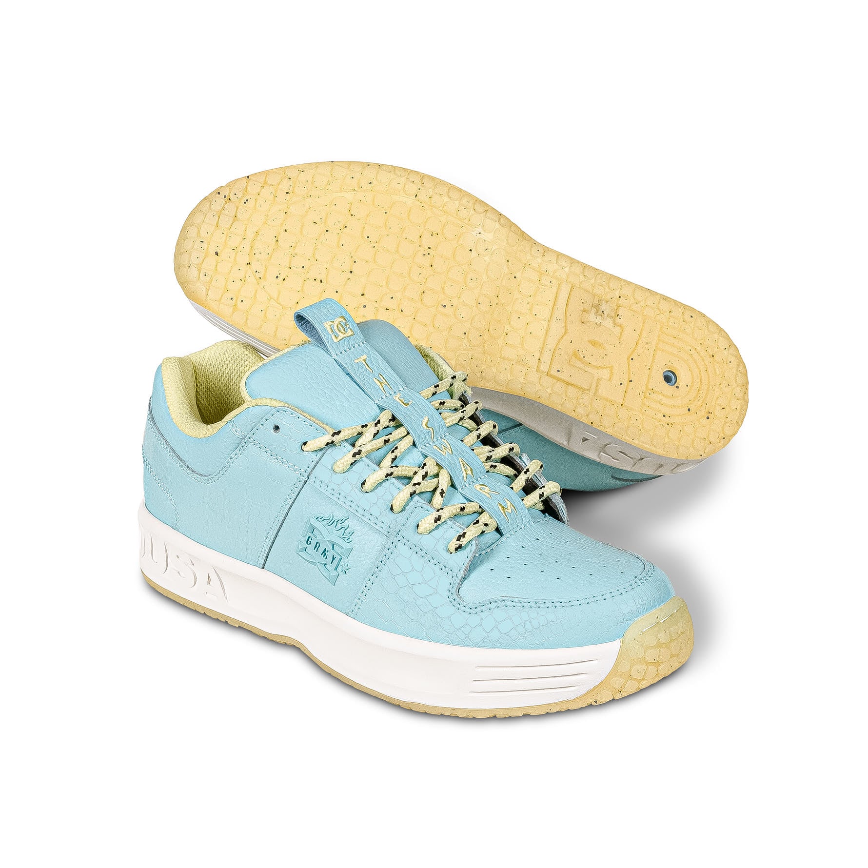 Dc Shoes Lynx Grimey The Swarm Blue Sneakers