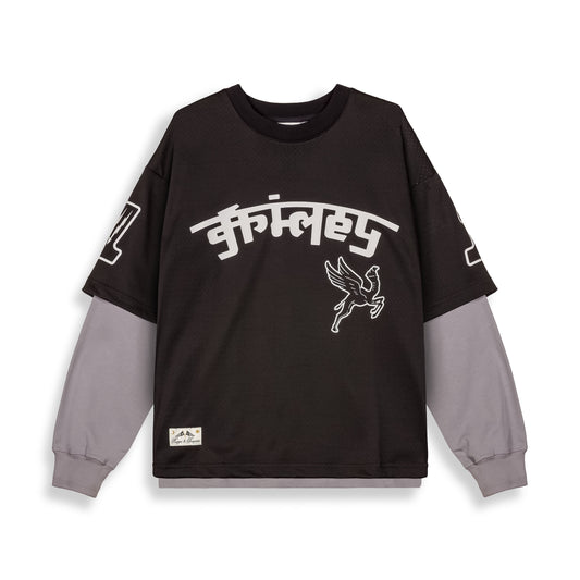 Camiseta De Manga Larga Race War Mesh Black