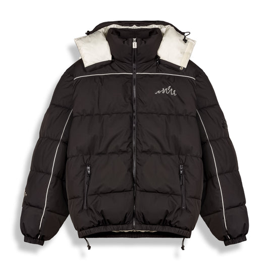 Infamous Puffer Black Coat