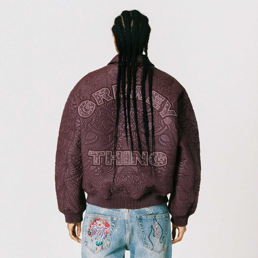 Chaqueta Hans Island Pu Leather Purple