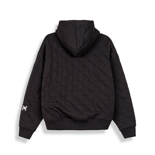 Sudadera The Props Quilted Zip Black