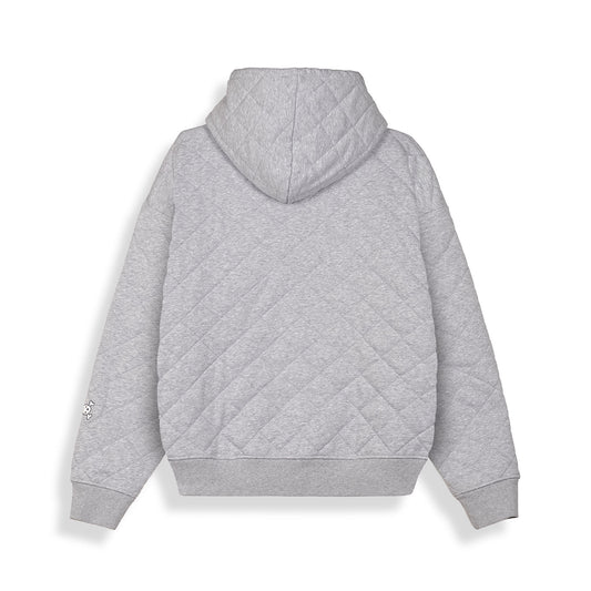 Sudadera The Props Quilted Zip Sport Grey