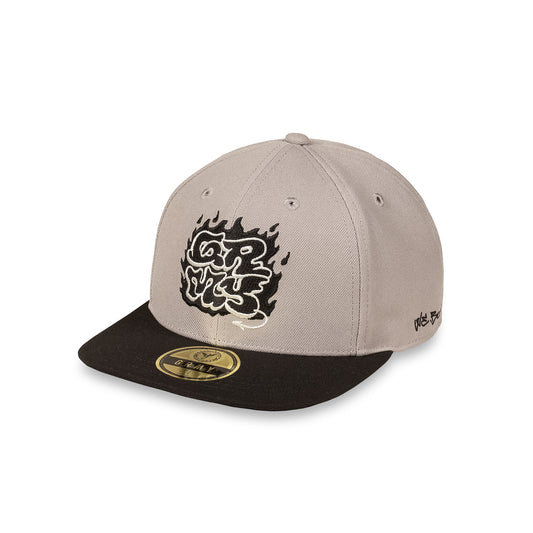 The Shelter Throw Up Fitted Gray Cap