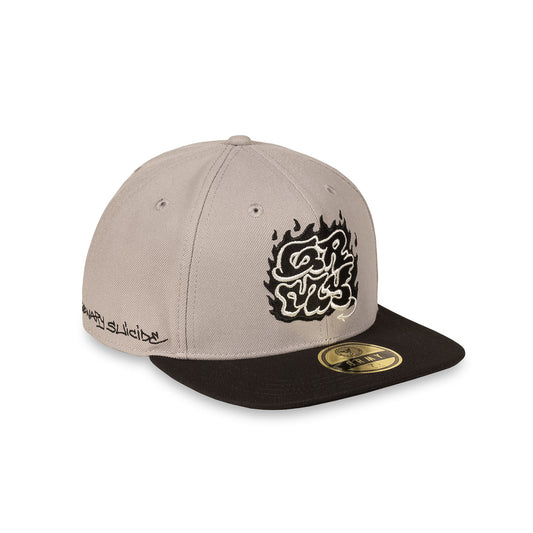 The Shelter Throw Up Fitted Gray Cap
