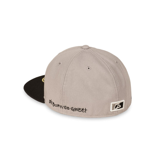 The Shelter Throw Up Fitted Gray Cap