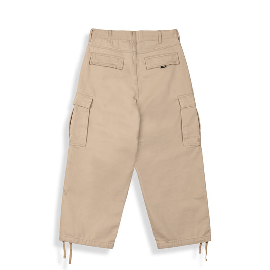 Wild One Baggy Cargo-Denimhose Khaki