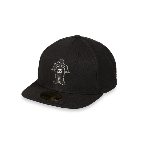 The Shelter Fitted Black Cap