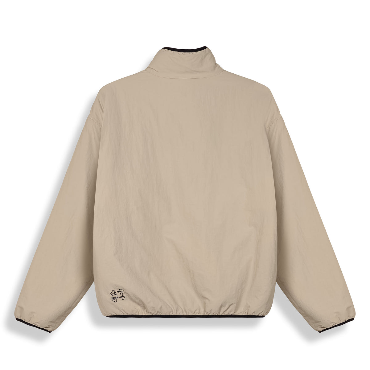 Chaqueta reversible The Props Sherpa de Grimey en color kaki, con forro de borrego y diseño práctico para invierno.