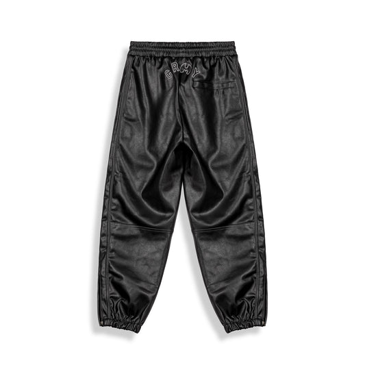 Pantalón Tical X Grimey Pu Leather Black