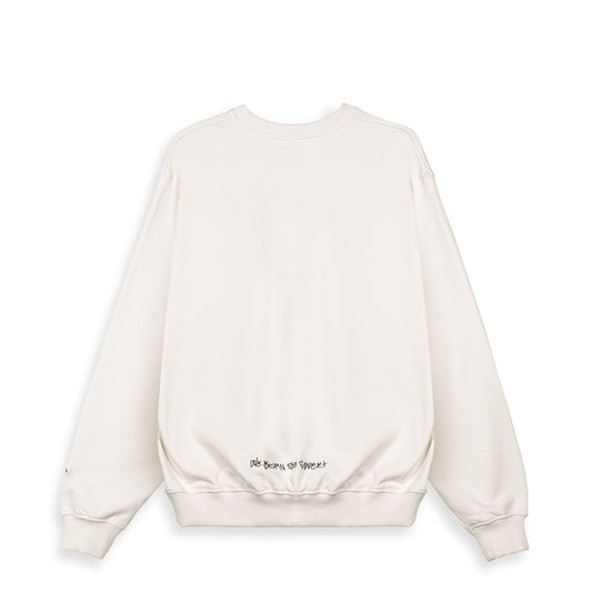 The Shelter We Burn So Sweet Off White Sweatshirt