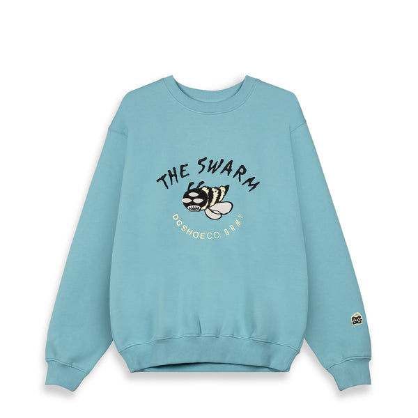 The Swarm Dc Shoes X Grimey Blue Sweatshirt