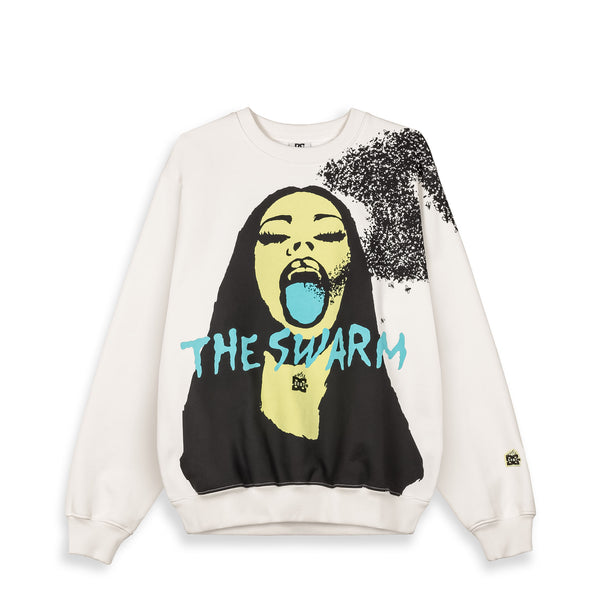 The Swarm Dc Shoes X Grimey Raw Honey Off White Sweatshirt