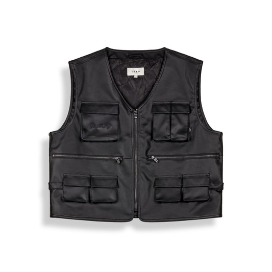 Chaleco Concreat Jungle Pu Leather Black
