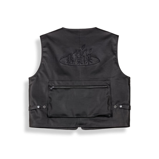 Chaleco Concreat Jungle Pu Leather Black