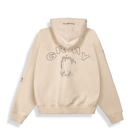Sudadera Wild One Zipper Cream
