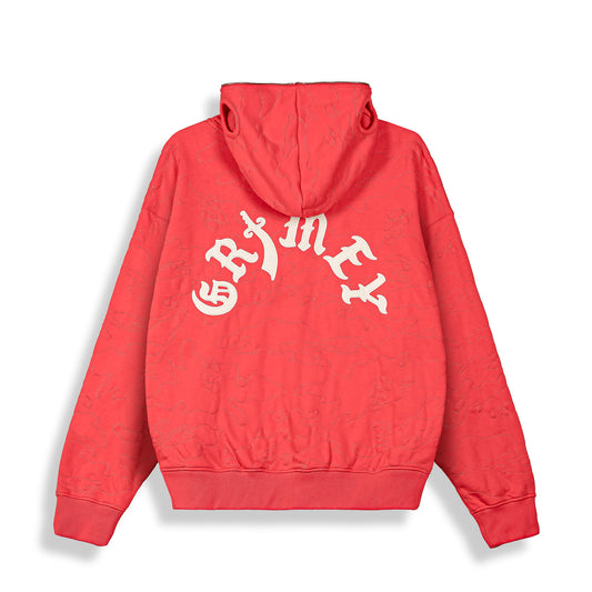 Sudadera Odd Cutlass Zipper Red