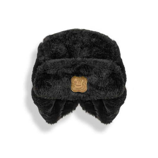 Gorro Hans Island Fur Aviator Black