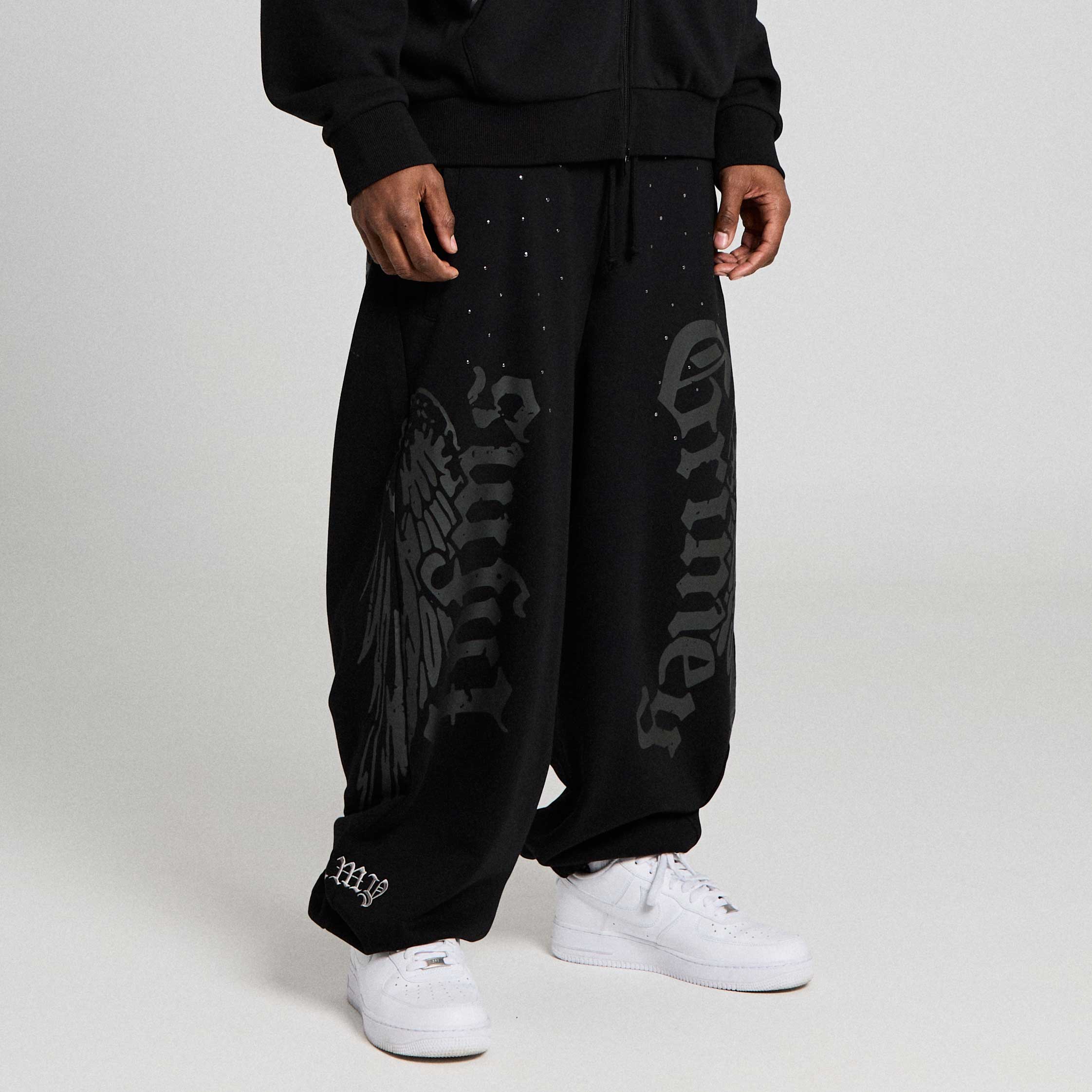 Pantalón Chief Watcher Baggy Black – Grimey