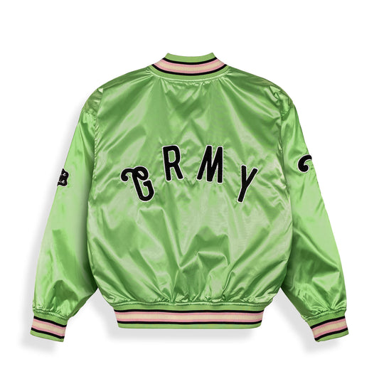 Satin Jacket Grimey JUNGLE PUNCH - Green | Spring 22