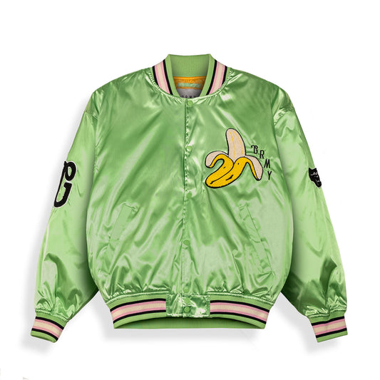 Satin Jacket Grimey JUNGLE PUNCH - Green | Spring 22