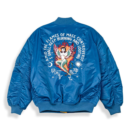 Chaqueta Bomber Grimey GLORIFIED - Blue | Spring 22