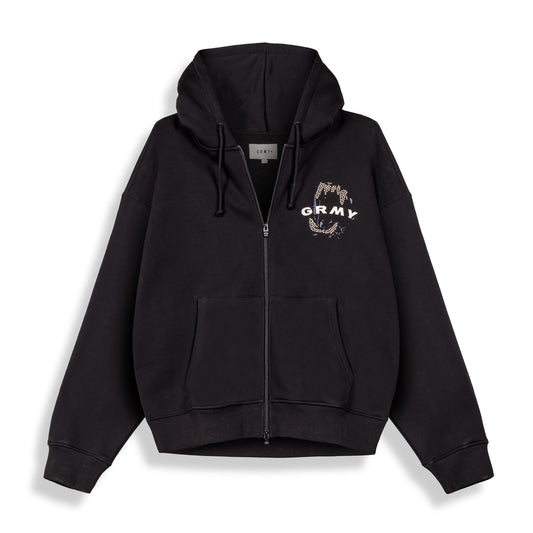 Sudadera Wild One Zipper Black