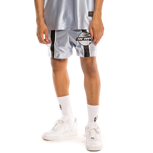 Bermuda Grimey Acknowledge Laufshorts SS20 Silber