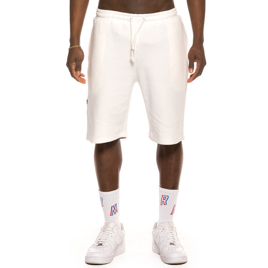 Bermuda Grimey Brick Top Sweatshorts SS19 Weiß