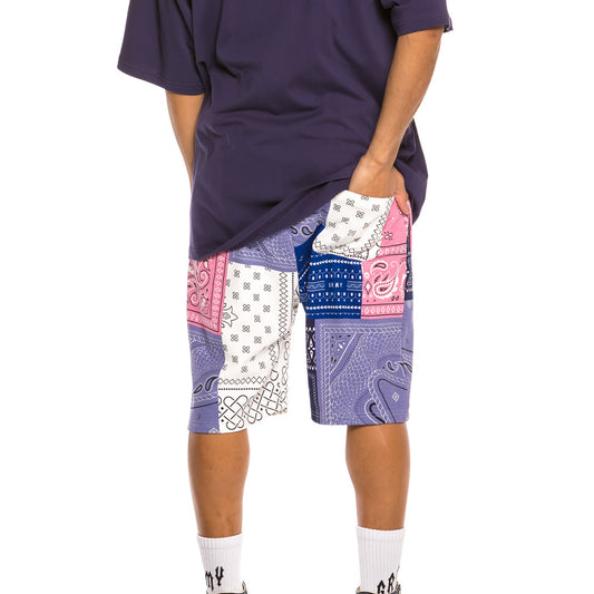 Bermuda Grimey Carnitas All Over Print Sweatshorts SS20 Weiß