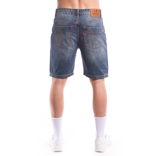 BERMUDA GRIMEY CLASSIC SHORTS GEWASCHENES BLAU