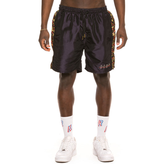 Bermuda Grimey Midnight Chameleon Laufshorts SS19 Schwarz