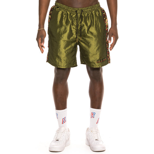 Bermuda Grimey Midnight Chameleon Laufshorts SS19 Grün