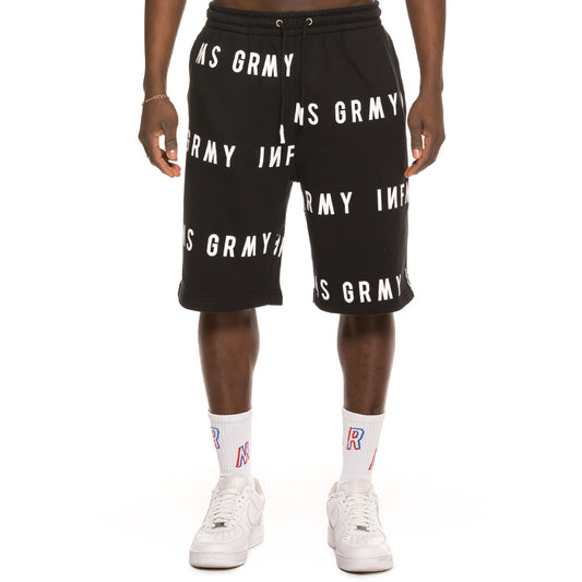 Grimey Sober Heritage Sweatshorts SS19 Black