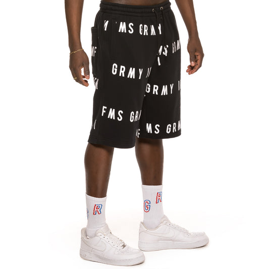 Grimey Sober Heritage Sweatshorts SS19 Black