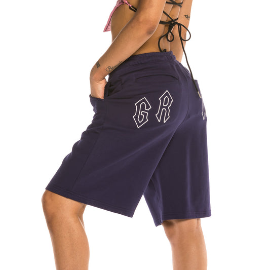 Grimey Carnitas Chicas Bonitas Unisex Sweatshorts SS20 Navy
