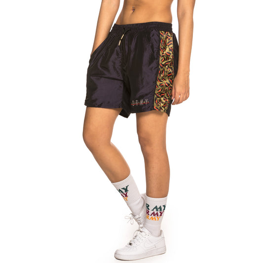 Grimey Midnight Chameleon Unisex Running Shorts SS19 Black