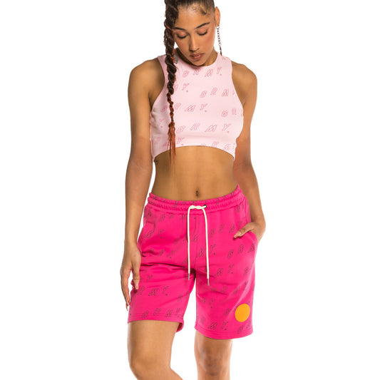 Grimey Urmah Dojo All Over Print Unisex Sweatshorts SS20 Pink