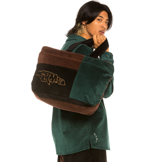 Bolsa Grimey "Tote" Aged rum Corduroy | Winter  21 - Green