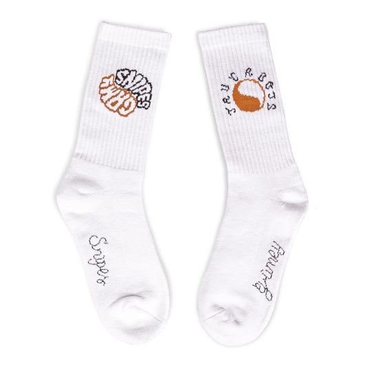Grimey "SNIPES X GRIMEY TRUE ROOTS" Socks - White | Fall  22