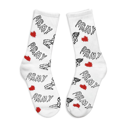 CALCETINES GRIMEY BACK AT YOU - WHITE | FW23