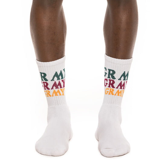 Grimey Wild Child Socks SS19 white