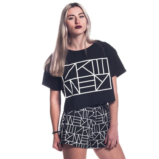 CAMISETA CHICA COTTON MOUTH TOP SS16 BLACK