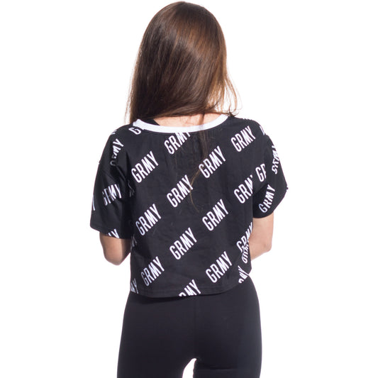 THE HEAT GIRL CROP TOP SS17 BLACK