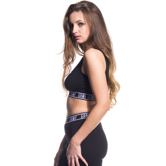 THE HEAT GIRL SPORT TOP SS17 BLACK